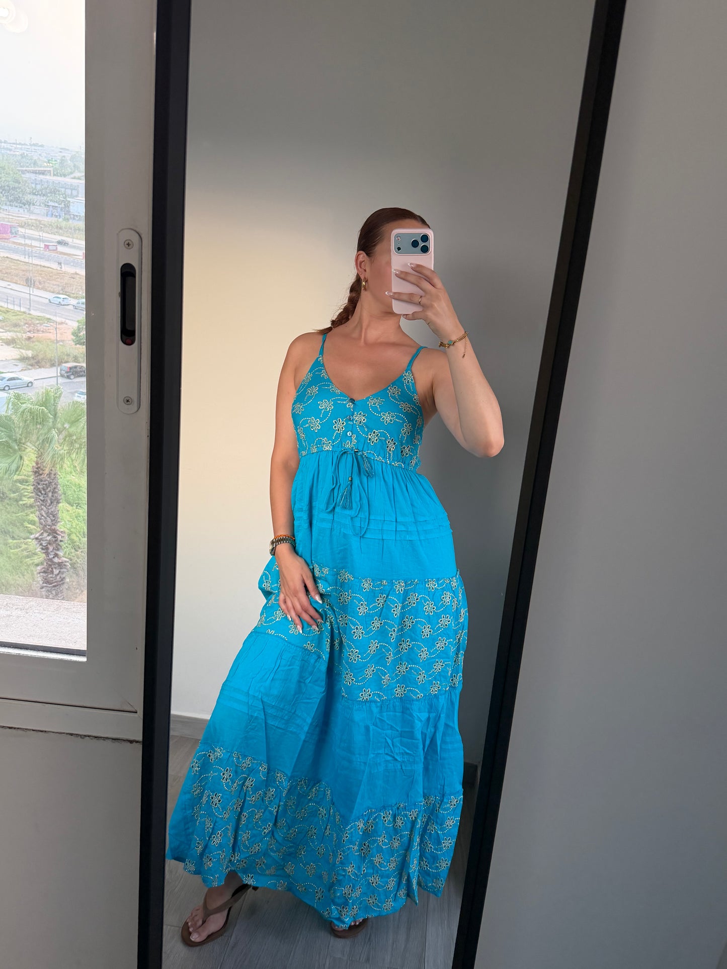 Vestido CAPRI turquesa