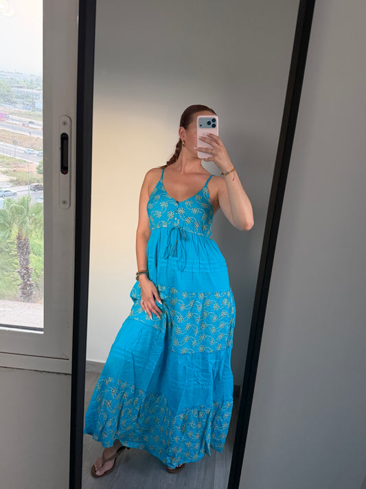 Vestido CAPRI turquesa