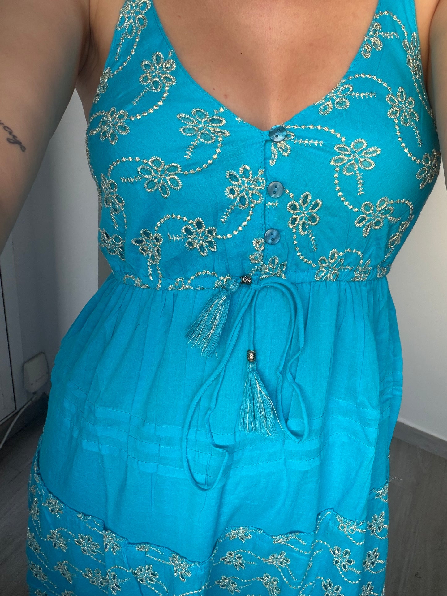 Vestido CAPRI turquesa